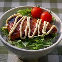 ブリの照り焼きマヨネーズ丼