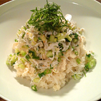 くずし豆腐としらすのさっぱり丼