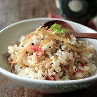 梅ごぼうのチャーハン